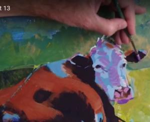 Cow Painting - Video part 13